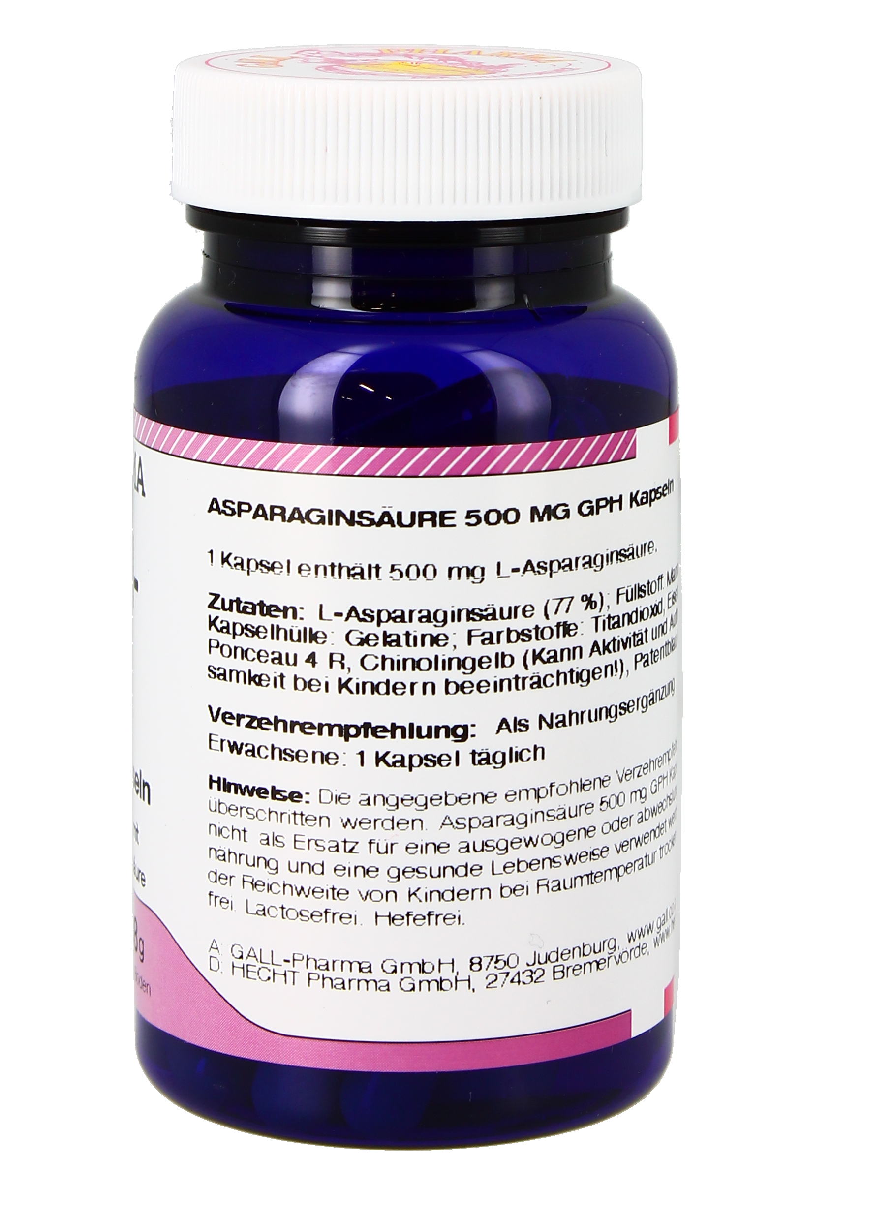 Asparaginsäure 500 mg GPH Kapseln