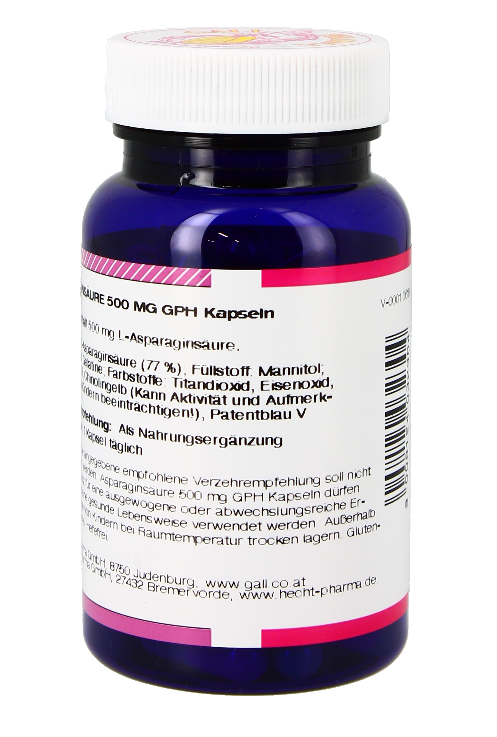 Asparaginsäure 500 mg GPH Kapseln