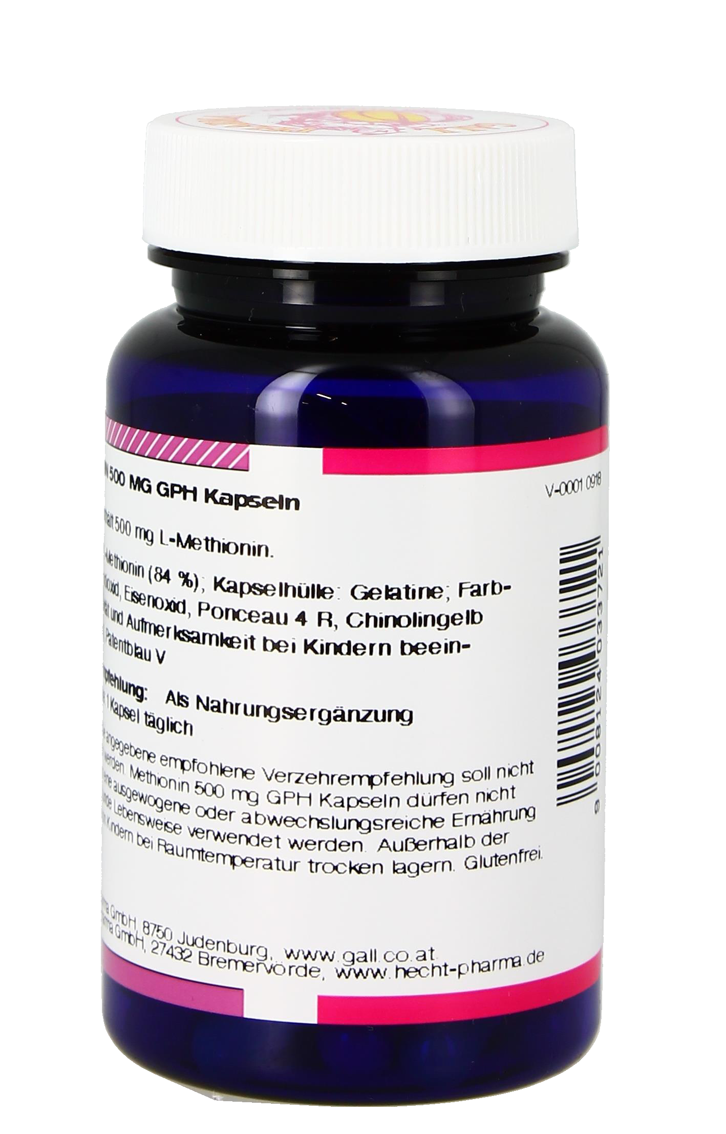 Methionin 500 mg GPH Kapseln