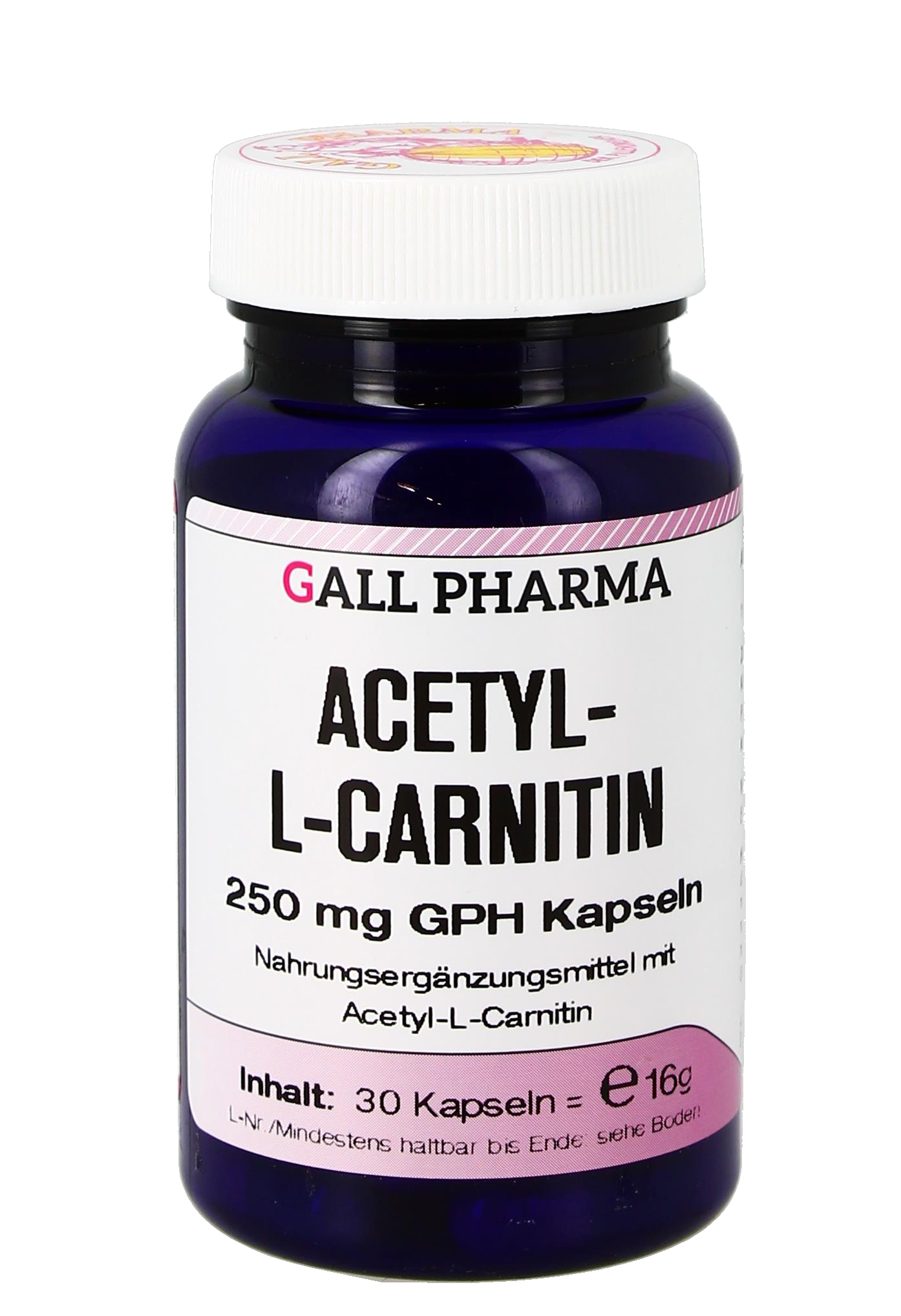 Acetyl-L-Carnitin 250 mg Kapseln