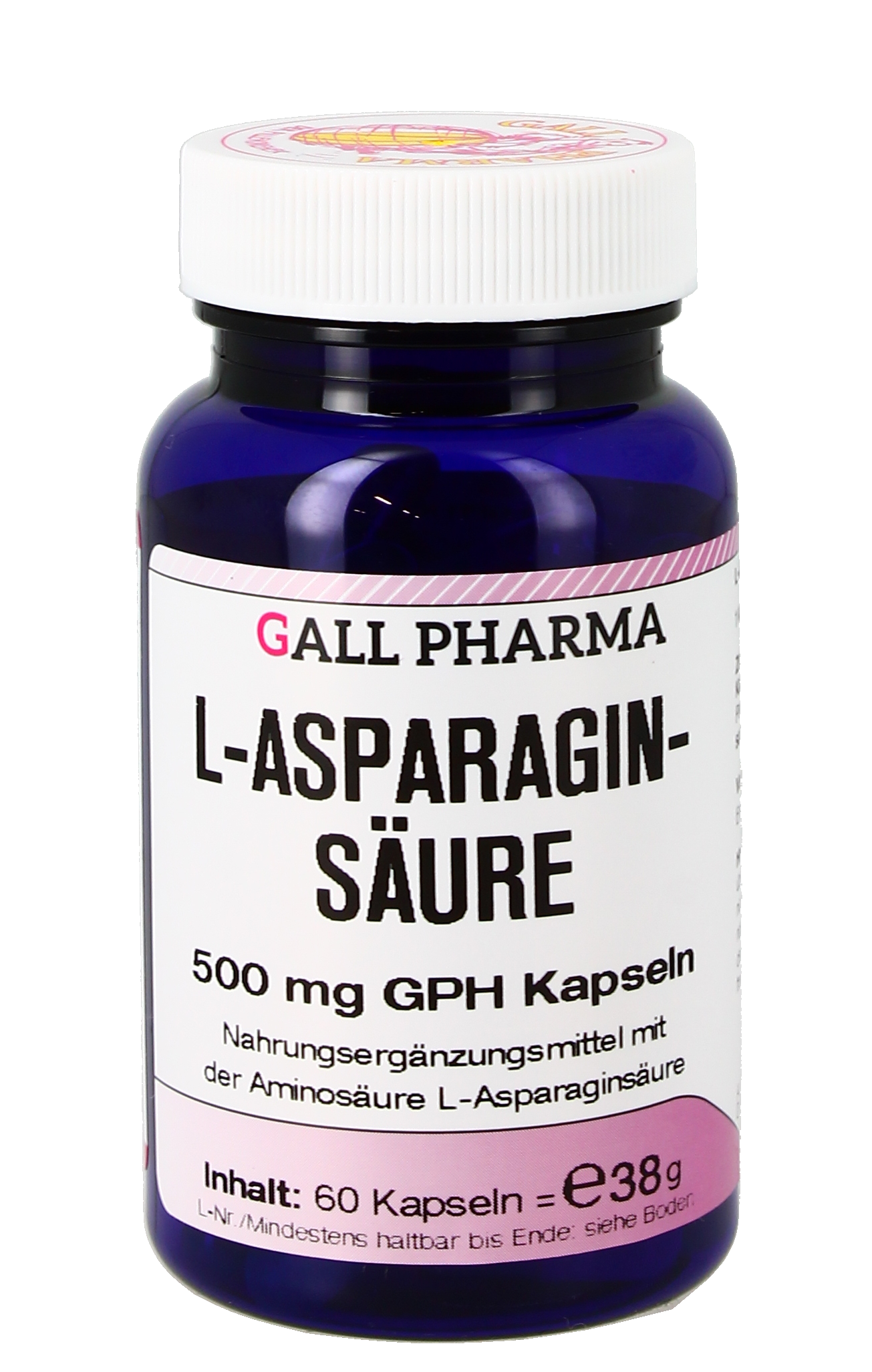 L-Asparaginsäure 500 mg Kapseln 60 St
