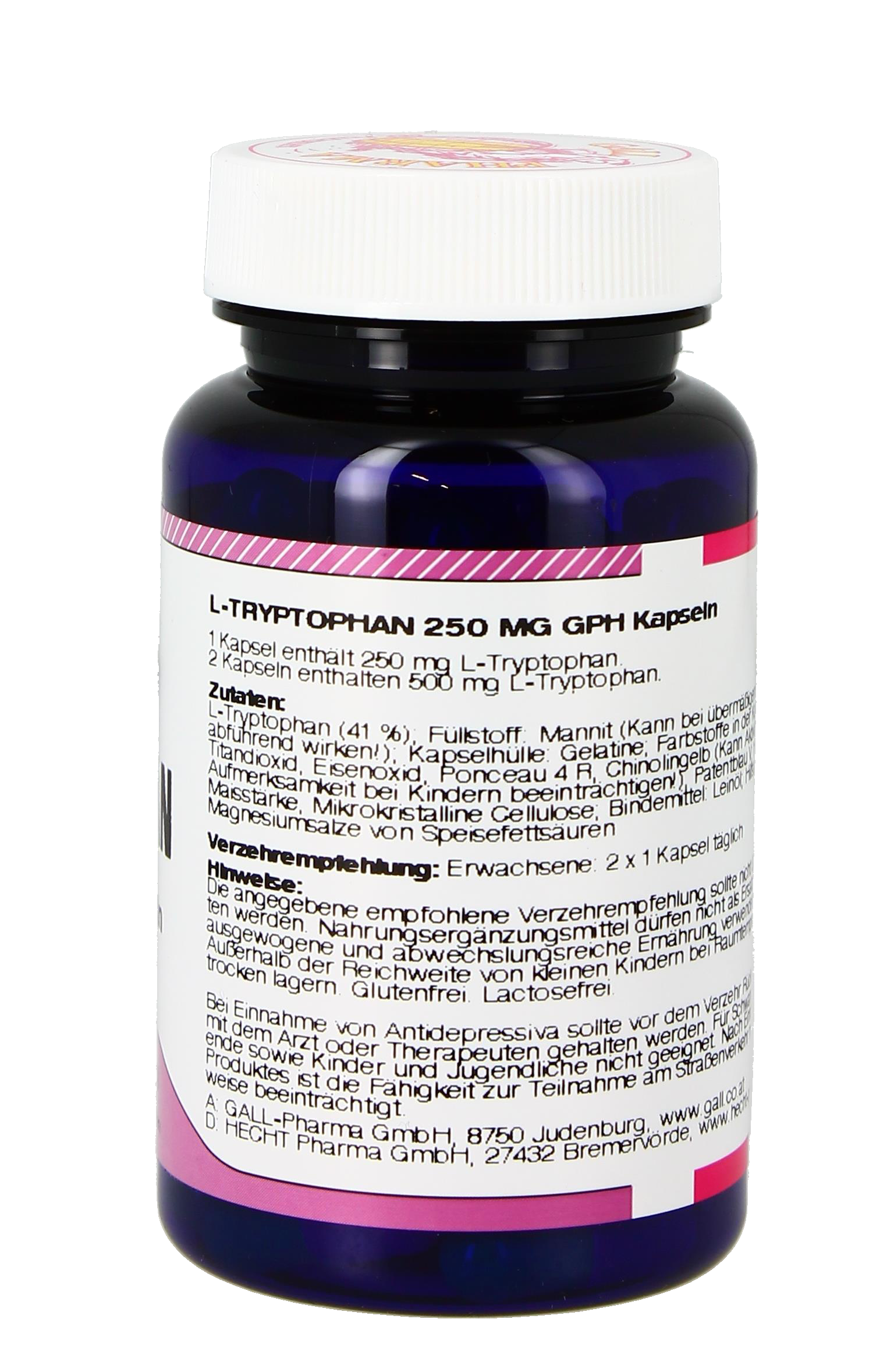 L-TRYPTOPHAN 250 mg 60 St.