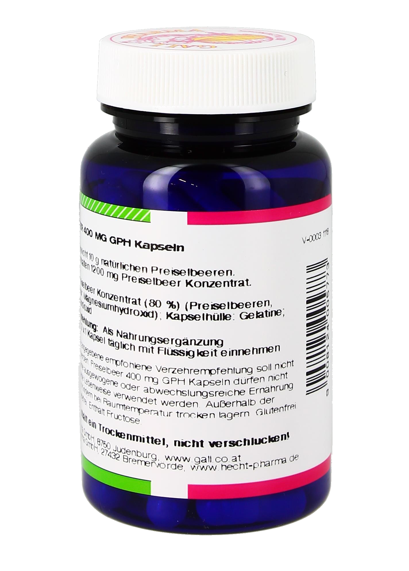 Preiselbeer 400 mg GPH Kapseln 60 St.