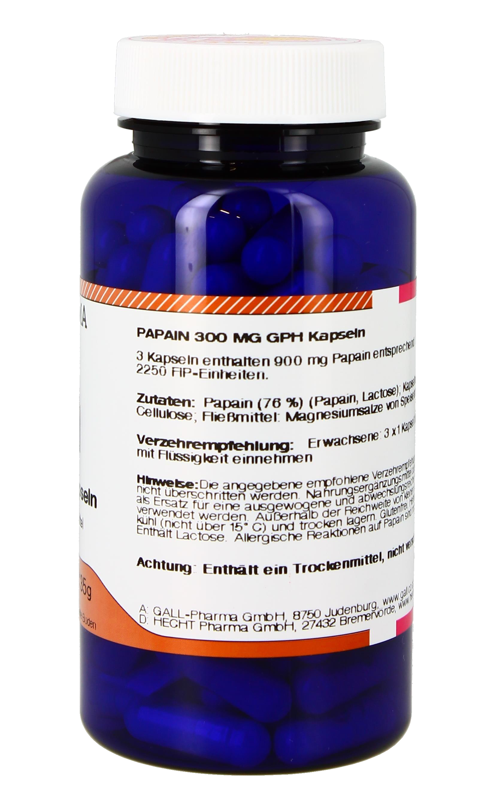 Papain 300 mg GPH Kapseln 90 ST.