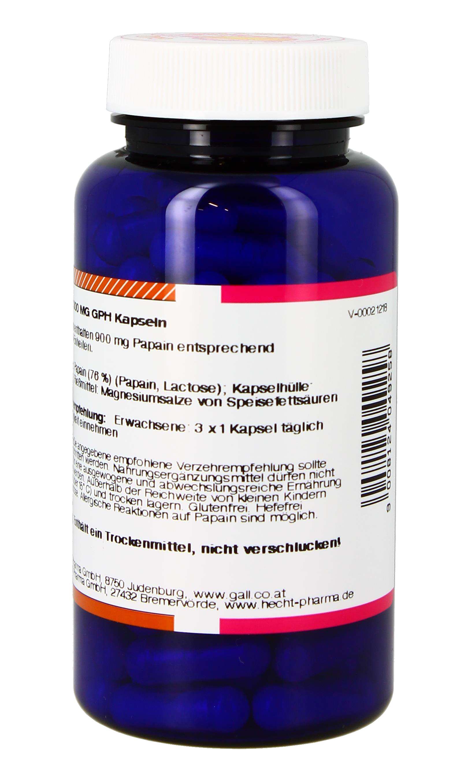Papain 300 mg GPH Kapseln 90 ST.