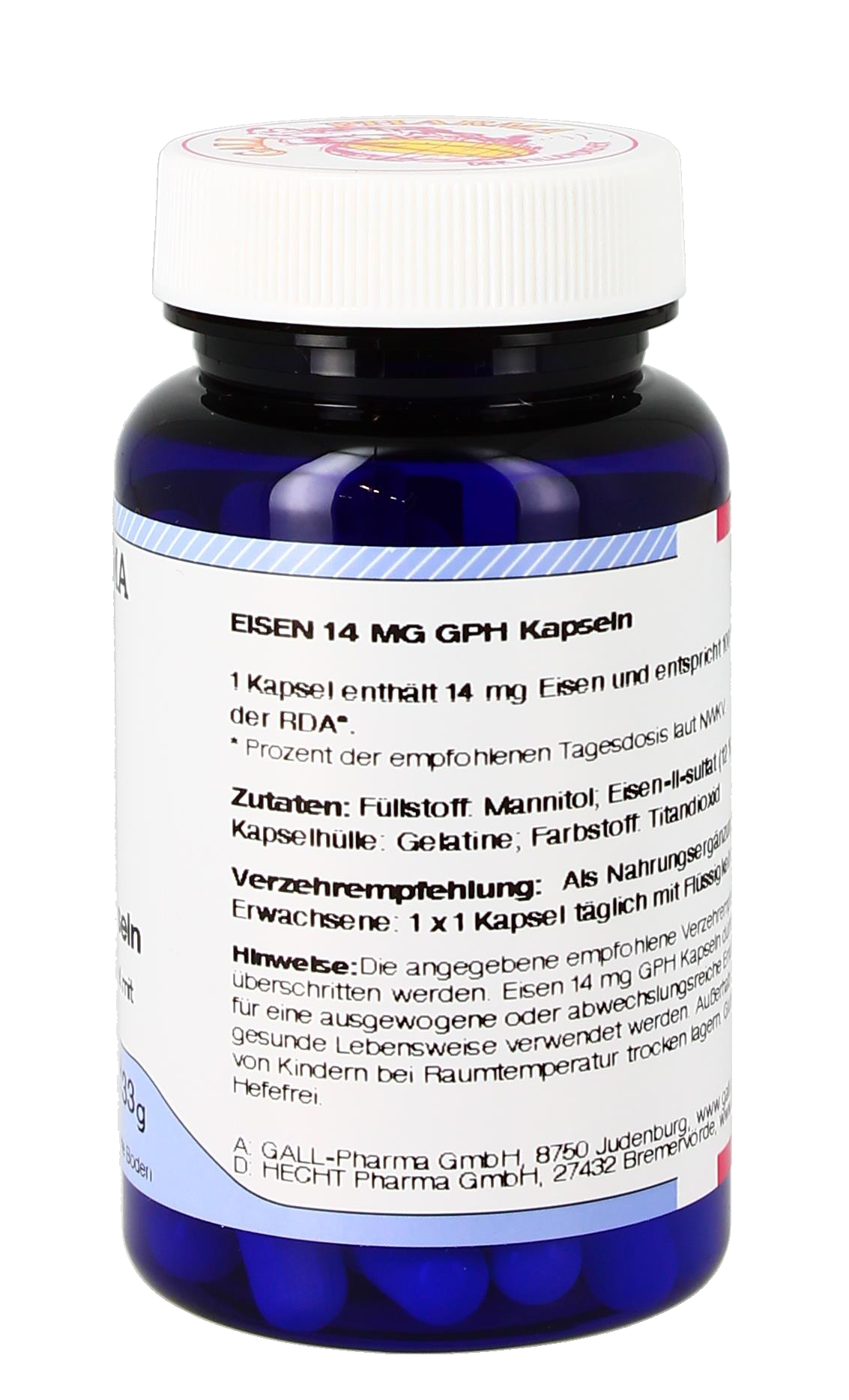 Eisen 14 mg GPH Kapseln