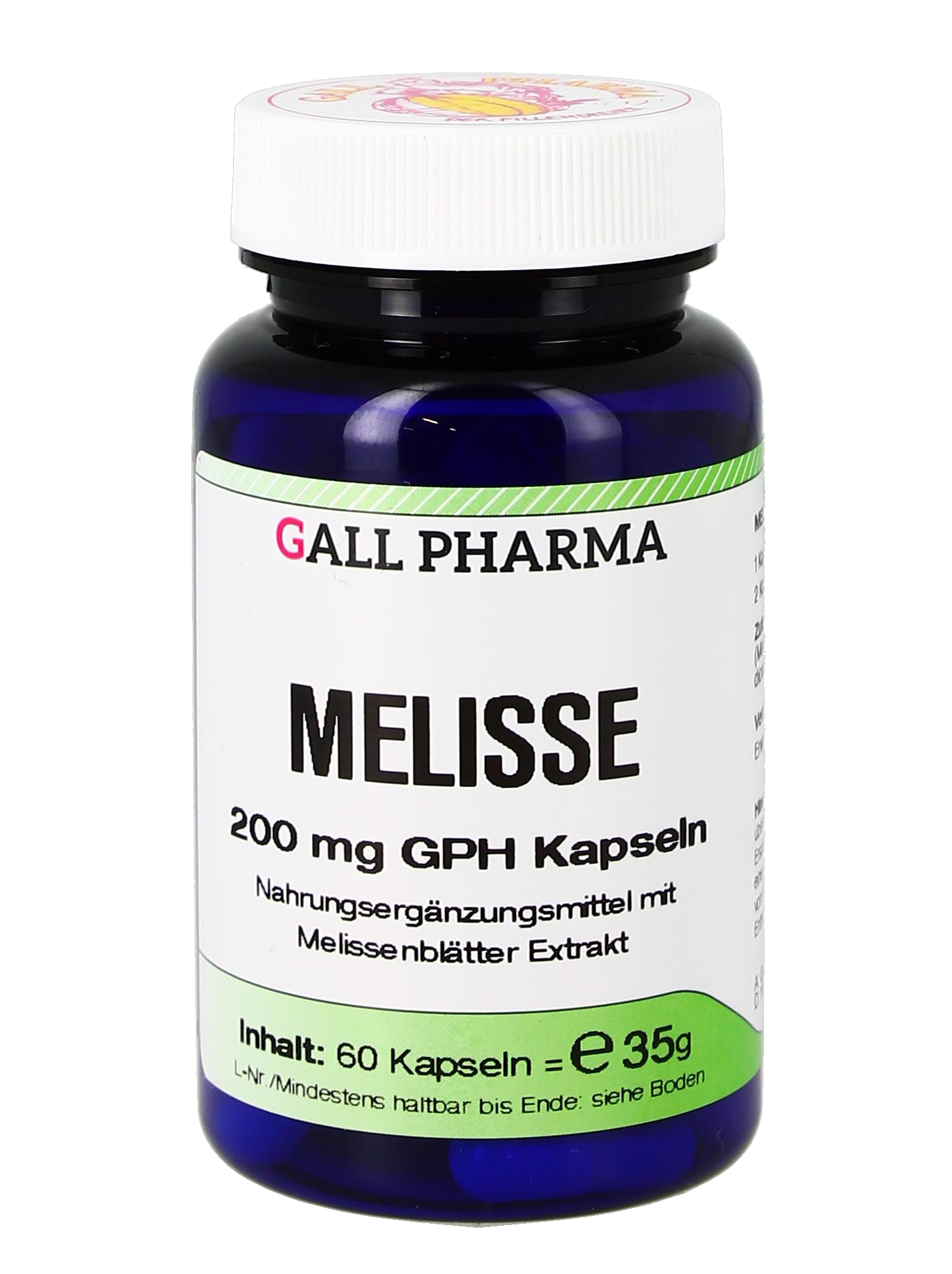 Melisse 200 mg GPH Kapseln