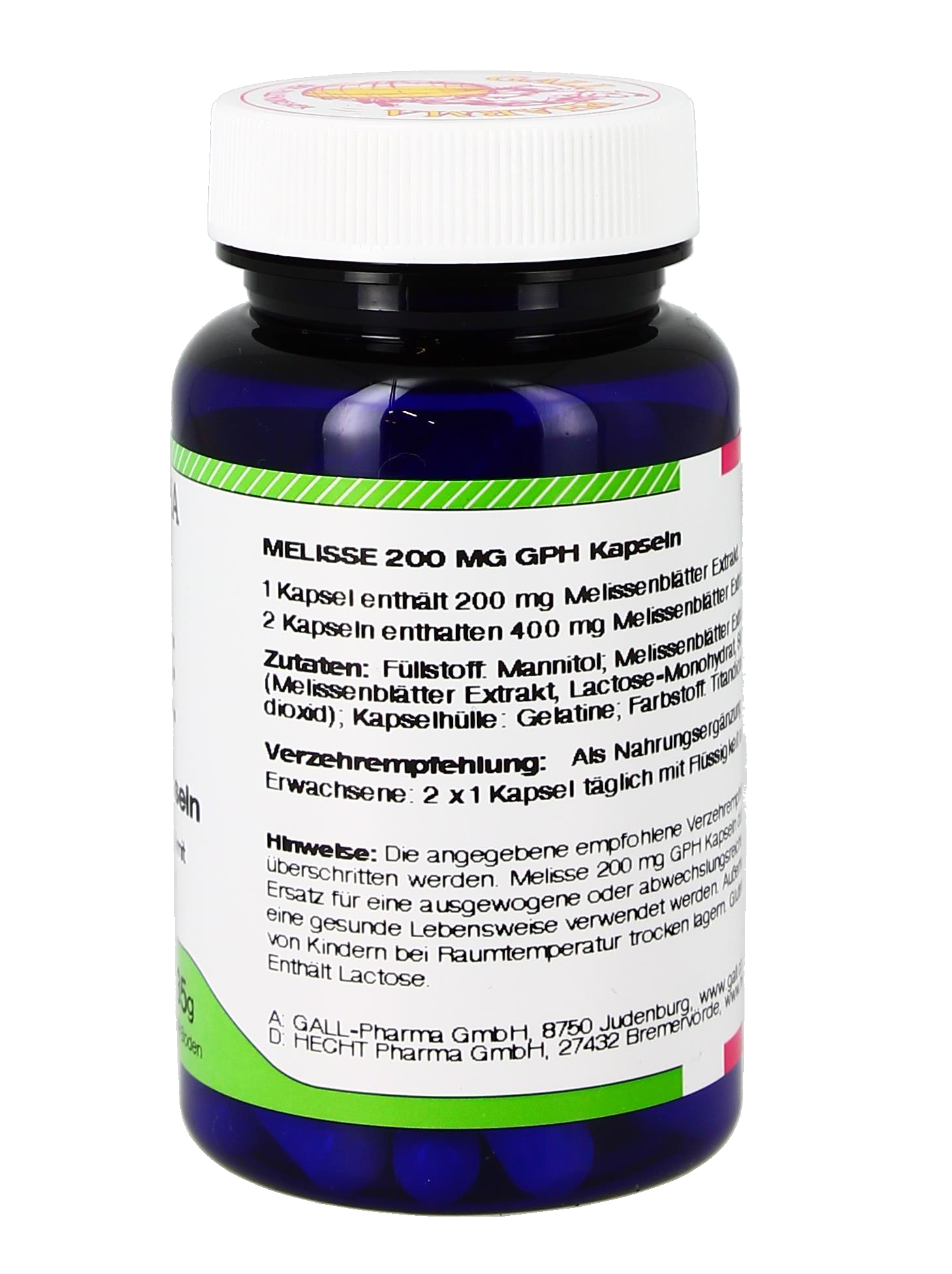 Melisse 200 mg GPH Kapseln