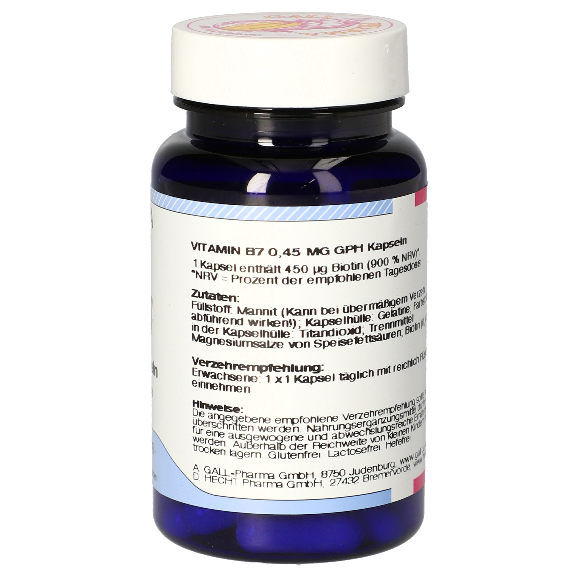 Vitamin B7 0,45 mg GPH Kapseln