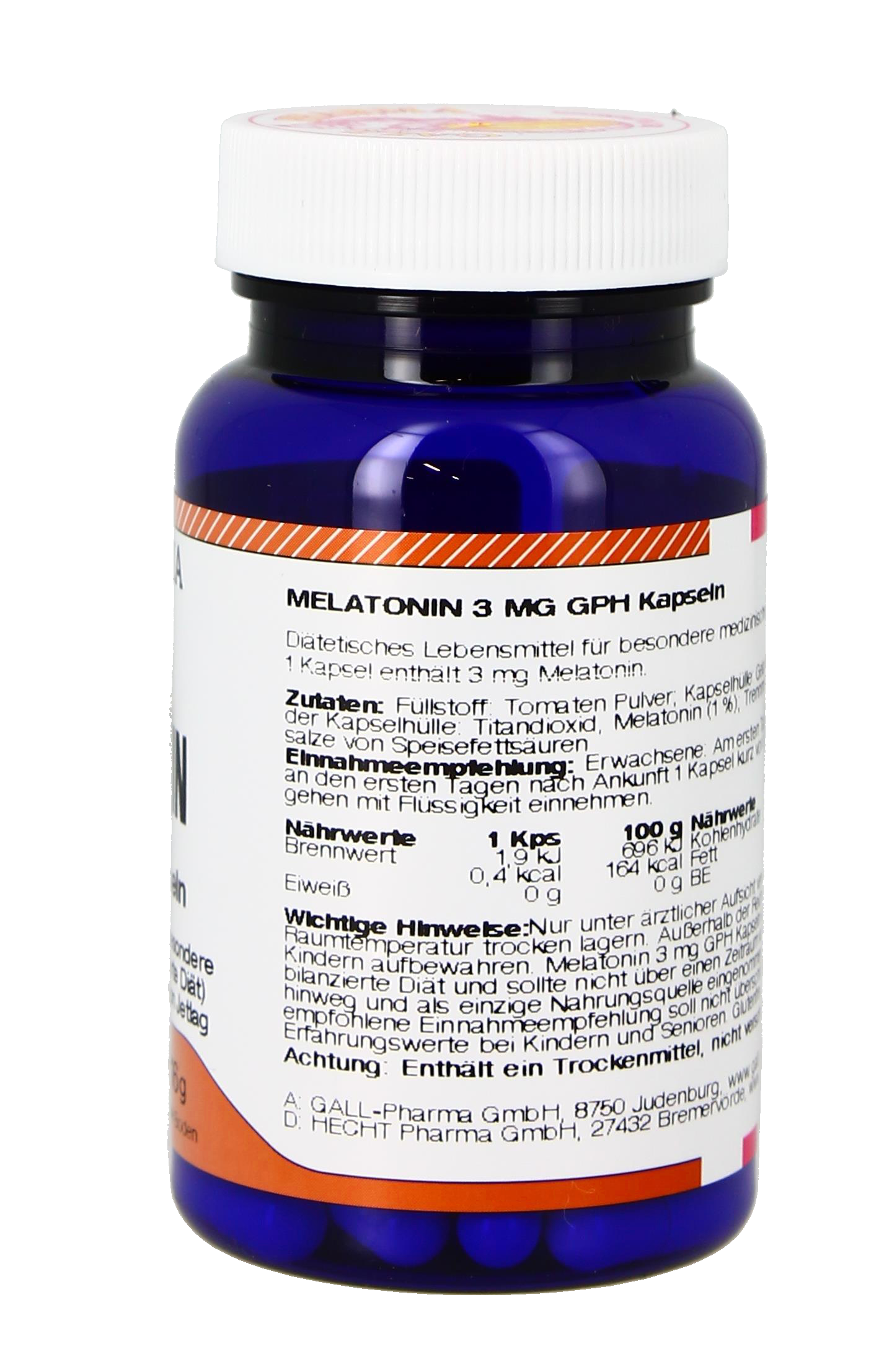 Melatonin 3,0 mg GPH Kapseln