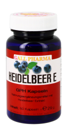 Heidelbeer E 400 mg GPH Kapseln