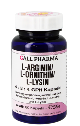 L-Arginin/L-Ornithin/L-Lysin 4:3:4 GPH Kapseln
