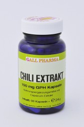 Chili Extrakt 100 mg GPH Kapseln